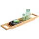 Kesper 92257 Polička na vanu bambus, 70 x 4,4 x 14,5 cm - thumb (1)