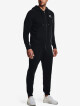 Pánská mikina Under Armour  Essential Fleece FZ Hood-BLK XL - thumb (1)