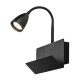 Rabalux 71089 nástěnná lampa s odkládacím prostorem Tacito, černá - thumb (2)