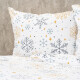 4Home Flanelové povlečení Frosty snowflakes, 140 x 200 cm, 70 x 90 cm - thumb (2)