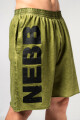 Pánské šortky Nebbia  Washed-off Gym Sweatshorts NO BS Light Green M - thumb (3)