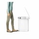 Simplehuman Pedálový odpadkový koš Slim 45 l, bílá - thumb (1)