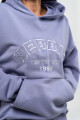 Dámská mikina Nebbia GYM RAT Branded Oversized Hoodie purple S - thumb (1)