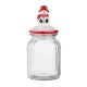 Altom Skleněná dóza s keramickým víčkem Snowman 900 ml - thumb (0)