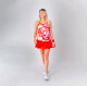 Dámské tílko BIDI BADU  Aluna Tech Tank Red/Orange S - thumb (1)