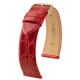 Řemínek Hirsch Genuine Croco - červený, lesk - 12 mm - M – Střední délka - 10 mm - Rose Gold - thumb (0)