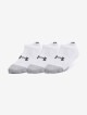 Under Armour Heatgear 3pk No Show Yth WHT - thumb (0)