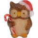 Vánoční LED dekorace Candy owl, 24 cm - thumb (0)