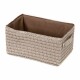 Compactor Úložný košík LILOU, 23 x 15 x 12 cm, taupe - thumb (0)
