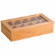 Kesper 58901 Organizér na čaje bambus, 10 přihrádek, 36 x 20 x 9 cm - thumb (0)