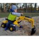 Nákladní auto s lžící, 76 cm, žlutá - thumb (1)