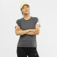 Dámské tričko Salomon  Cross Run Graphic Tee Black XS - thumb (0)