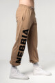 Pánské tepláky Nebbia  Gym Sweatpants Baggy Style GYM BRO Light Brown M - thumb (3)