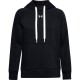 Dámská mikina Under Armour  Rival Fleece HB Hoodie black XS - thumb (0)