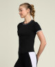 Dámské tričko Wilson  W Team Seamless Tee Black S - thumb (4)