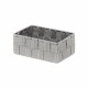 Compactor Úložný organizér do zásuvky Compactor TEX - košík M, 18 x 12 x 7 cm, šedý, M - thumb (0)