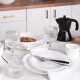 Altom Sada hlubokých talířů z opálového skla White harmony 22,5 cm, 6 ks - thumb (4)