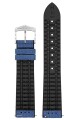 Řemínek Hirsch Arne - modrý - 18 mm - M – Střední délka - 16 mm - Stříbrná - thumb (2)