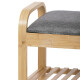 Autronic DR-N1016 GREY2 Botník s taburetem, 91 x 51 x 34 cm - thumb (2)