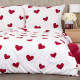 4Home Bavlněné povlečení Red Hearts, 160 x 200 cm, 70 x 80 cm - thumb (1)