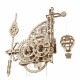 Ugears 3D dřevěné mechanické puzzle Nástěnné hodiny Aero - thumb (1)