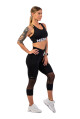 Dámské legíny Nebbia  High-Waist ¾ Length Sporty Leggings 406 black XS - thumb (6)