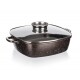 Banquet Pekáč s nepřilnavým povrchem PREMIUM Dark Brown 28 x 28 x 8 cm - thumb (0)