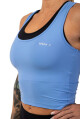 Dámské tílko Nebbia  Sporty Slim-Fit Crop Tank Top 422 light blue L - thumb (1)