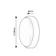 Rabalux 7406 venkovní/koupelnové nástěnné/stropní LED svítidlo Hort, bílá - thumb (5)