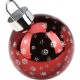 Vánoční LED ozdoba Xmas ball červená, pr. 15 cm - thumb (1)