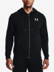 Pánská mikina Under Armour  Essential Fleece FZ Hood-BLK XL - thumb (0)