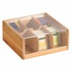 Kesper 58903 Organizér na čaje bambus, 6 přihrádek, 22 x 21 x 9,5 cm - thumb (0)