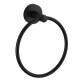 AQUALINE SB206 Samba držák ručníků kruh, černá - thumb (0)