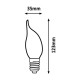 Rabalux Dekorativní LED filament žárovka s točeným vláknem svíčkového tvaru, jantarová, E14, C35, 2,5W, 2200lm, 2000K, 20000h. - thumb (1)
