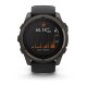 Garmin Fenix® 8 – 51 mm, Solar, Sapphire Sapphire, Carbon grey DLC titanium s Black/Grey silikonovým řemínkem 010-02907-11 - thumb (1)