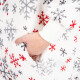 4Home Beránková mikina mikroplyš Snowflakes, uni S - dětské - thumb (6)