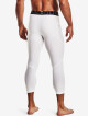 Pánské legíny Under Armour HeatGear 3/4 Legging-WHT XXL - thumb (5)