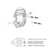 Panlux Venkovní nástěnné LED svítidlo Leon Circle bílá, IP65, 2 W - thumb (6)