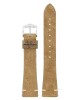 Řemínek Hirsch Serro - zlatohnědý - 19 mm - L – Standardní délka (doporučujeme) - 16 mm - Stříbrná - thumb (1)