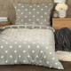 4Home Povlečení mikroflanel Stars grey, 140 x 200 cm, 70 x 90 cm - thumb (10)