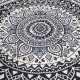 Kusový koberec Mandala béžová, 82 cm - thumb (1)