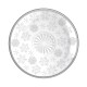 Altom Skleněný dezertní talíř Snowflakes 17,5 cm - thumb (0)