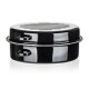 Banquet 2dílný oválný smaltovaný pekáč CULINARIA Black, 38 cm - thumb (1)