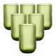 Altom Sklenice Selena Green, 430 ml, sada 6 ks - thumb (0)
