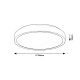 Rabalux 71253 koupelnové stropní LED svítidlo Samira 35 cm, černá - thumb (2)