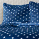 4Home povlečení mikroflanel Stars modrá, 160 x 200 cm, 70 x 80 cm - thumb (2)