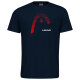 Dětské tričko Head  Club Carl T-Shirt Junior Dark Blue 128 cm - thumb (0)