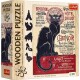 Trefl Dřevěné puzzle 200 - Černá kočka - Théophile Alexandre Steinlen - thumb (0)