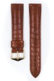 Řemínek Hirsch Genuine 1 alligator - zlatohnědý, mat - M - řemínek 16 mm (spona 14 mm) - thumb (1)