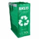 Sixtol Tašky na tříděný odpad SORT EASY 3 SLIM, 18 x 30 x 40 cm, 3 x 22 l, 3 ks - thumb (3)